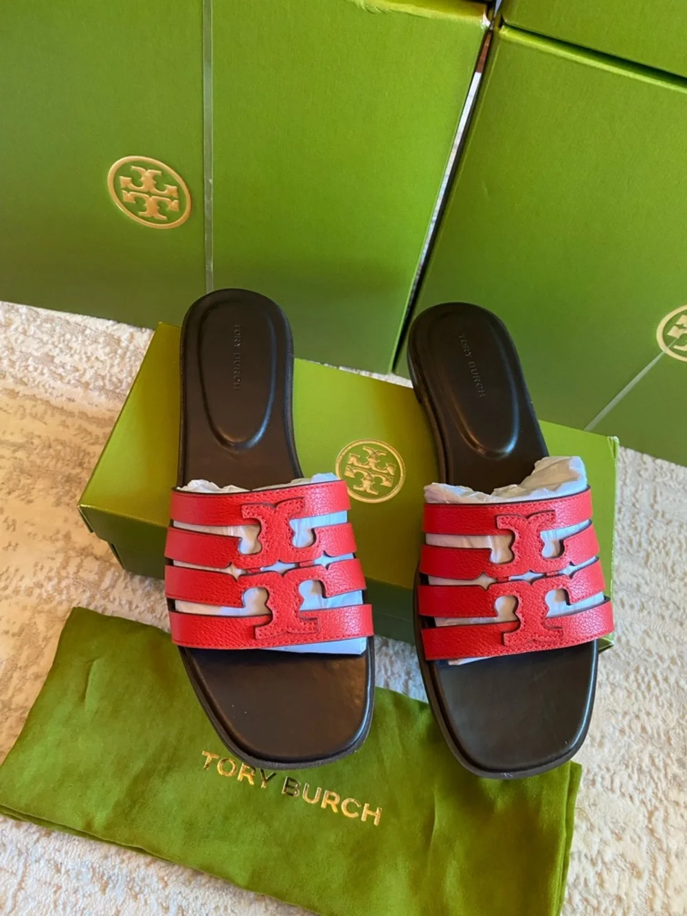 Tory Burch Ines Cage Slide Sandals